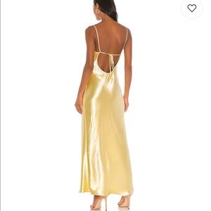River slip gown in butter